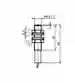 Dimensions: Capacitive sensor CJ1-12GK-N-15M