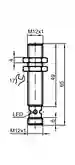 Dimensions: Inductive sensor NRB4-12GM50-E2-C-V1