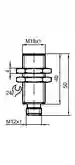 Dimensions: Inductive sensor NJ5-18GM-N-V1