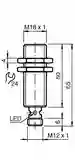 Dimensions: Inductive sensor NBB5-18GM50-E2-C3-V1