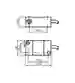 Dimensions: Inductive sensor NJ2-V3-N