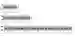 Dimensions: Metal code bar PXV-CAM
