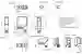 Dimensions: Sensor fotoeléctrico de barrera, unidireccional M12/MV12-F1/76b/82b/115/128