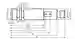 Dimensions: Fiber optic  sensor VL18LL-M/40a/118/128