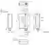 Dimensions: Retroreflective sensor RL29-55-V/25/73c/136