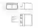 Dimensions: Optical data coupler LS610-DA-P/F1