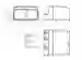 Dimensions: Optical data coupler LS610-DA-IBS/F1/146