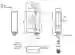 Dimensions: Retroreflective sensor RL28-55-V-3018