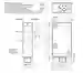 Dimensions: Sensor óptico de barrera por reflexión RL31-54/73c/136