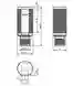 Dimensions: Thru-beam sensor GD18/GV18/73/120