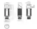 Dimensions: Thru-beam sensor GD18-S/GV18-S/73/120