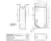 Dimensions: Thru-beam sensor LA31/LK31/25/31/115 SET