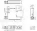 Dimensions: Photoelectric slot sensor GL10-RT/32/40a/98a