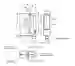 Dimensions: Sensor óptico de barrera por reflexión RL28-55-V-3974/47/82b/112