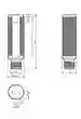 Dimensions: Retroreflective sensor GLK18-55/59/161/166