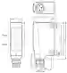 Dimensions: Retroreflective sensor ML100-55/98/103