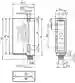 Dimensions: Retroreflective area sensor RLG28-55-7462
