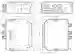 Dimensions: Anschlussbox für Barcodescanner CBX500-KIT-B17