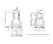 Dimensions: Safety edge PSE4-RUB-01
