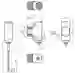 Dimensions: Retroreflective sensor (glass) OBG4000-R103-2EP-IO