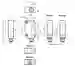 Dimensions: Thru-beam sensor (pair) OBE20M-R100-S2EP-IO-V31-IR