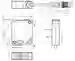 Dimensions: Distance sensor OMD10M-R200-2EP-IO-0,3M-V1-L Dimensions: Distance sensor OMD10M-R200-2EP-IO-0,3M-V1-L