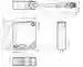 Dimensions: Retroreflective sensor (glass) OBG8000-R200-2EP-IO-0,3M-V31
