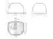 Dimensions: Radar motion sensor ECHO-D-NA black