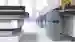 Thru-beam photoelectric sensors of type BB10 help mobile robots to dock correctly