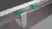 F7 inductive sensor used for positioning of metal components