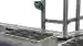 UHF read/write device F190 identifying multimeters on roller conveyor via multitag reading