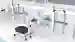 F191 UHF read/write device identifying trays next to picking robot