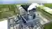 conventional power generation plant from above conventional power generation plant from above