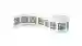 a white tape with multi-color Data Matrix codes printed on it a white tape with multi-color Data Matrix codes printed on it