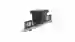 a WCS read head mounted on a code rail that is mounted with a aluminum profile system
