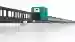 a black WCS code rail with a green WCS read head with IO-link interface a black WCS code rail with a green WCS read head with IO-link interface